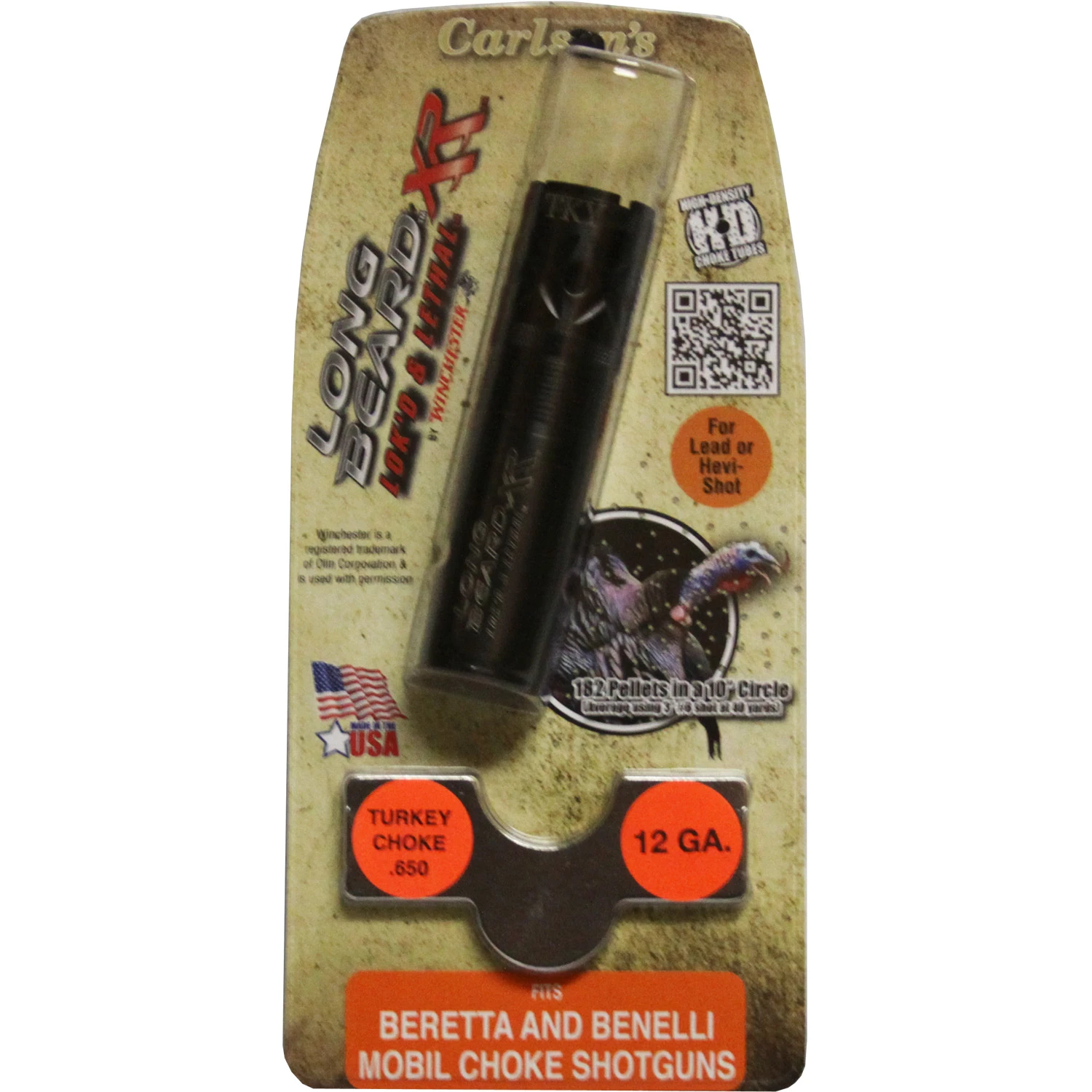 Carlson’s Choke Tubes BERETTA BENELLI MOBIL LONG BEARD XR TURKEY CHOKE TUBES .650 12GA 70130 2 Carlson’s Choke Tubes BERETTA BENELLI MOBIL LONG BEARD XR TURKEY CHOKE TUBES .650 12GA 70130 - Image 2