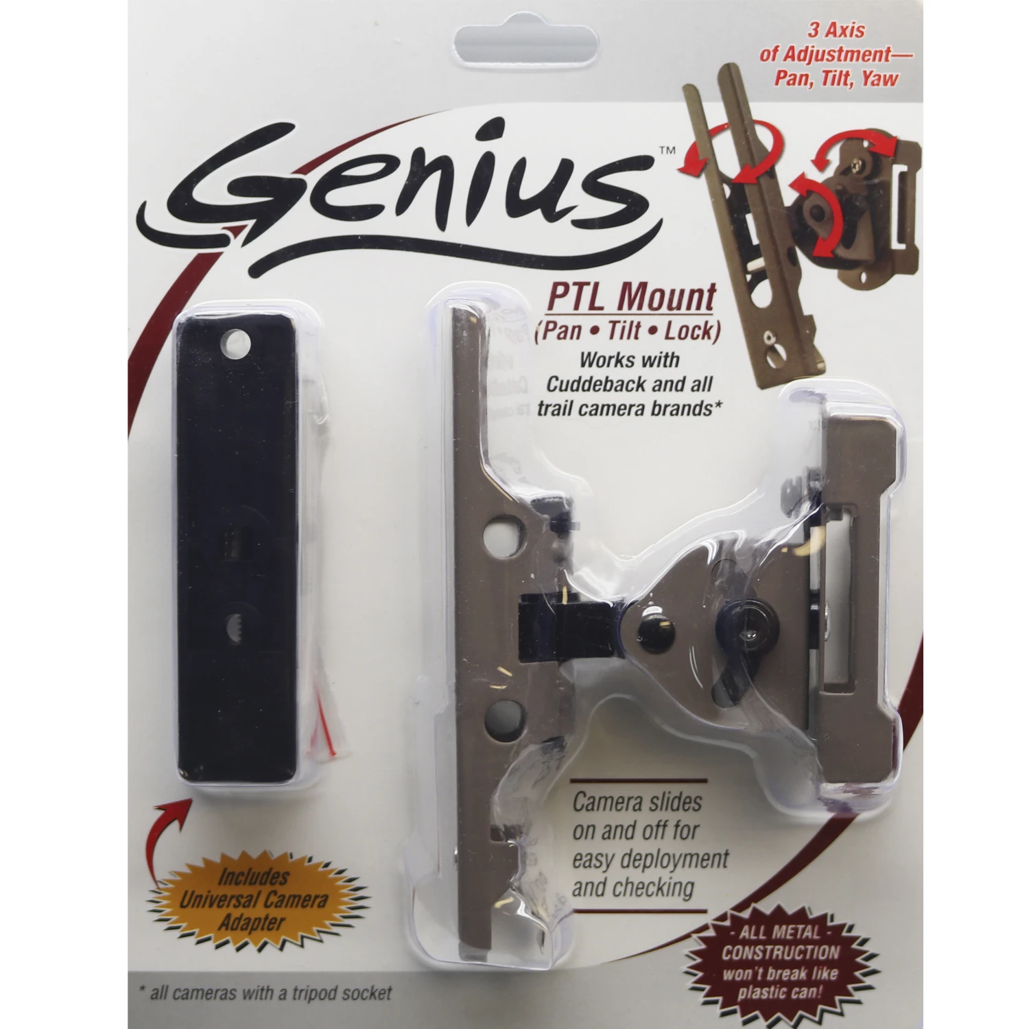 Cuddeback Genius Pan Tilt Lock Mount Model 3488 1 Cuddeback Genius Pan Tilt Lock Mount Model 3488