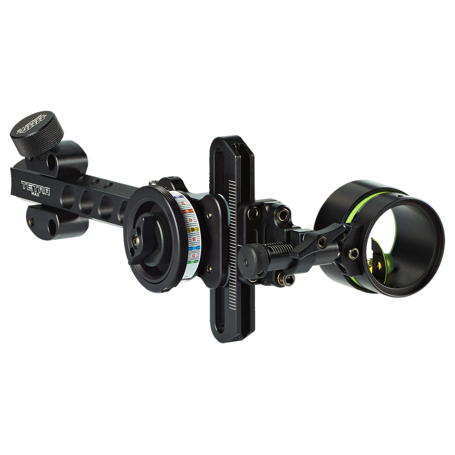 HHA Sports Bow Sight Tetra Max Tournament 5519 W/.010 1 Pin 1 5/8″ Scope Short Bar Right Hand SB-TMX-TE-5510 W/ Free Sight Light 3 HHA Sports Bow Sight Tetra Max Tournament 5519 W/.010 1 Pin 1 5/8″ Scope Short Bar Right Hand SB-TMX-TE-5510 W/ Free Sight Light - Image 3