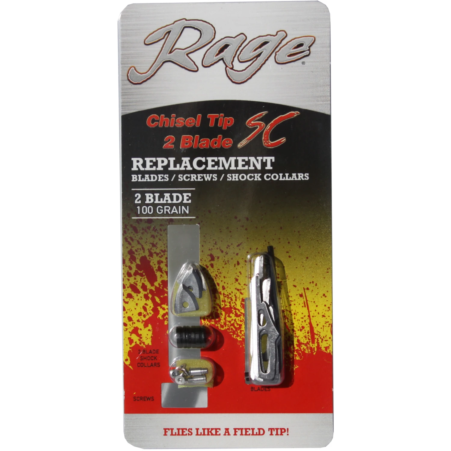 Rage Replacement Blades SC Technology 100 Grain 3 Pack R61005 1 Rage Replacement Blades SC Technology 100 Grain 3 Pack R61005