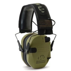 Walker’s Razor Slim Low Profile Electronic Earmuffs Patriot Series Olive Drab Green GWP-RSEMPAT-ODG
